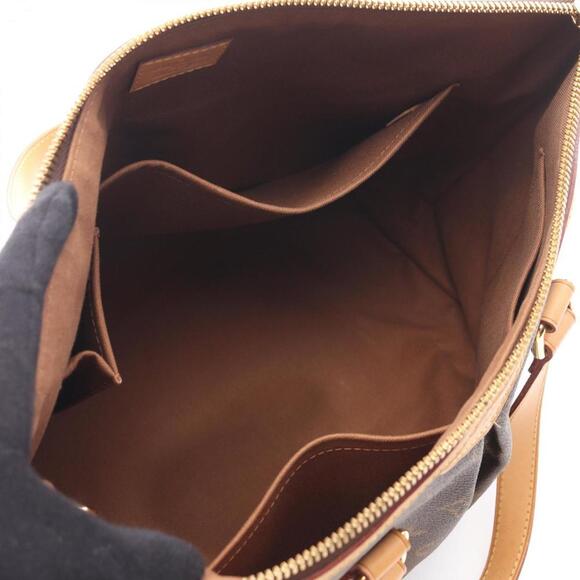 LOUIS VUITTON Brown Monogram Leather Bag - Picture 4 of 11